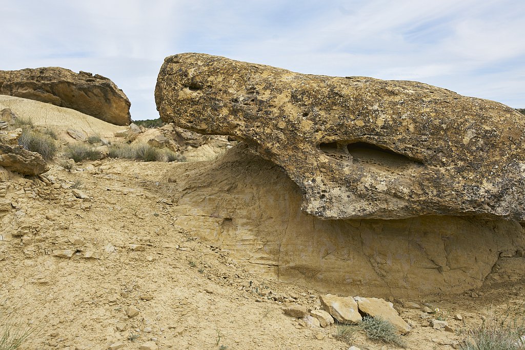 Im Süden der spanischen Reagion Navarra liegen die Bardenas Reales,